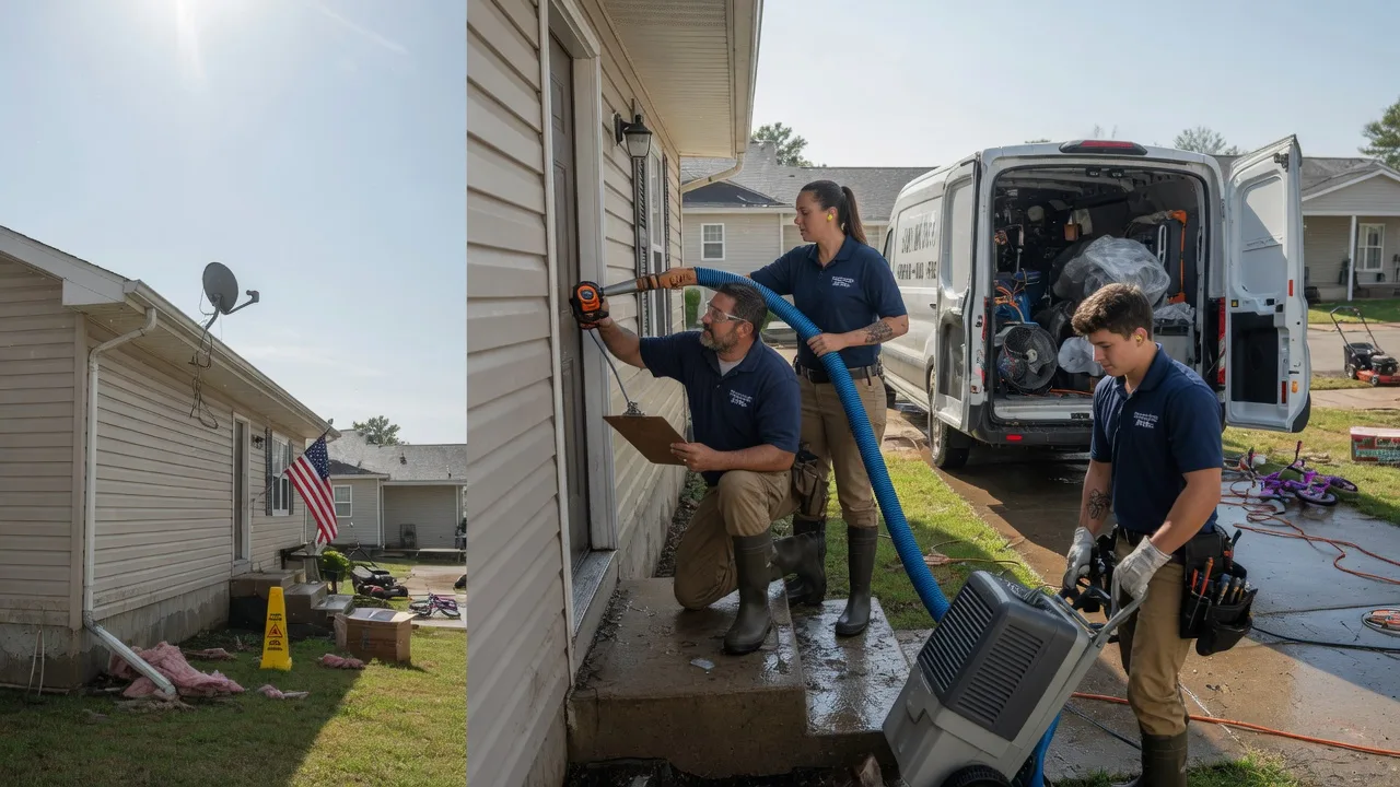 Ceiling Water Damage Restoration in Priddy, TX near me